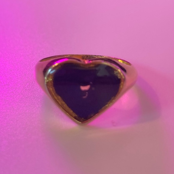 Vintage heart shaped ring - Picture 3 of 5